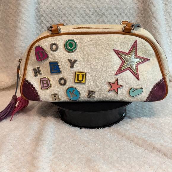 Dooney & Bourke Handbags - RARE - VINTAGE - Dooney & Bourke Lindsay Lohan #5 Rainbow IT Bag